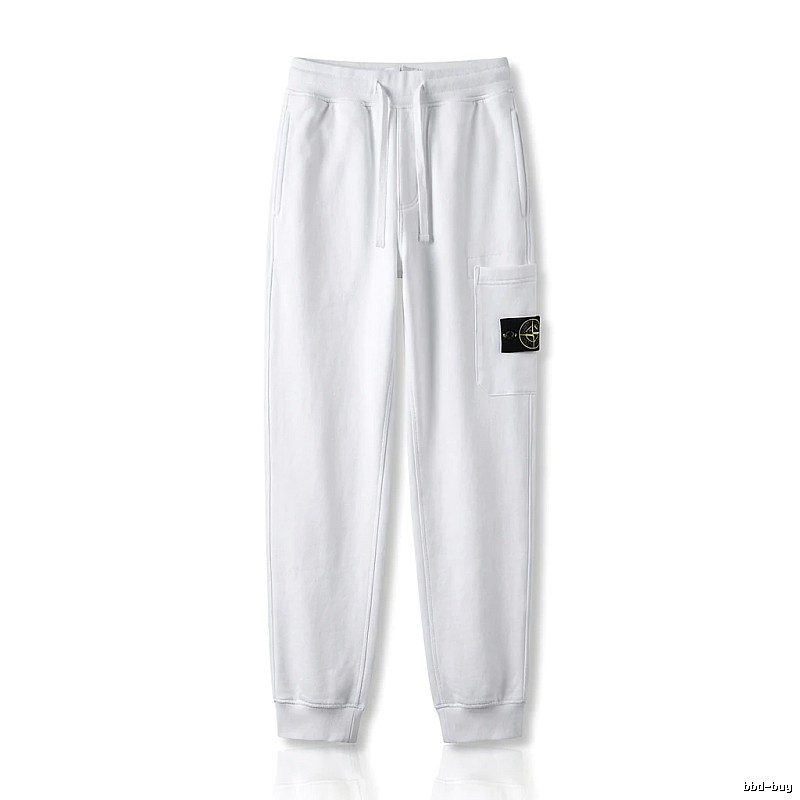 Stone Island basic casual white sweatpants