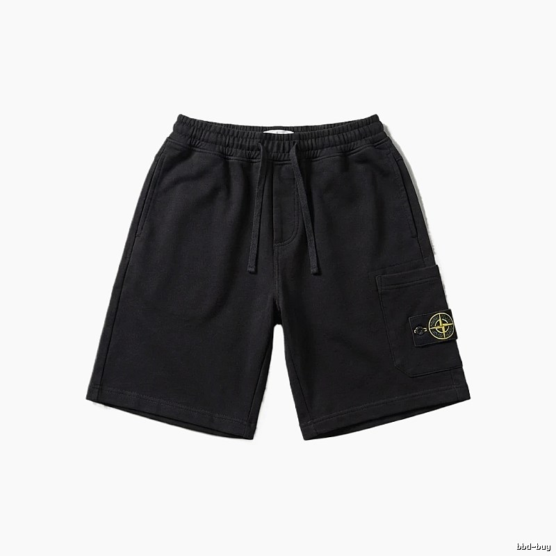 Stone Island functional style black shorts
