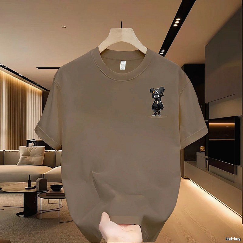 Streetwear Brand Gloomy Bear Street Style Khaki T-Shirt