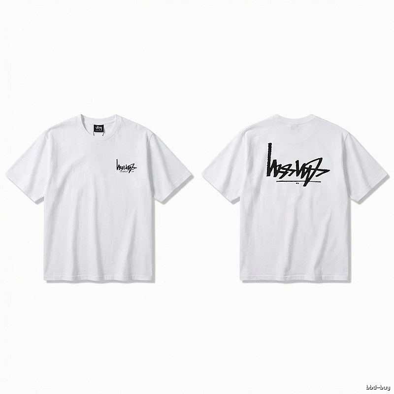Stussy basic simple white T-shirt