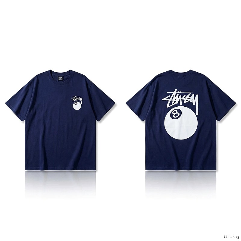 Stussy Billiards Element Minimalist Style T-shirt