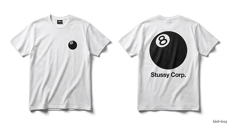 Stussy Billiards Series White T-shirt