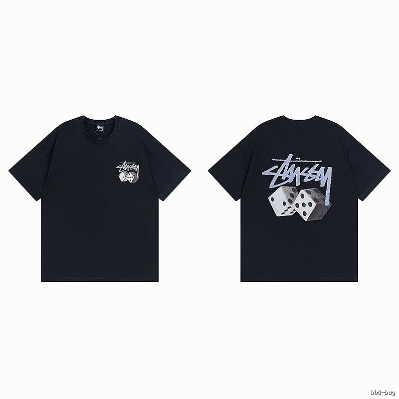 Stussy Black Spider Graphic T-Shirt Layered Outfit Logo