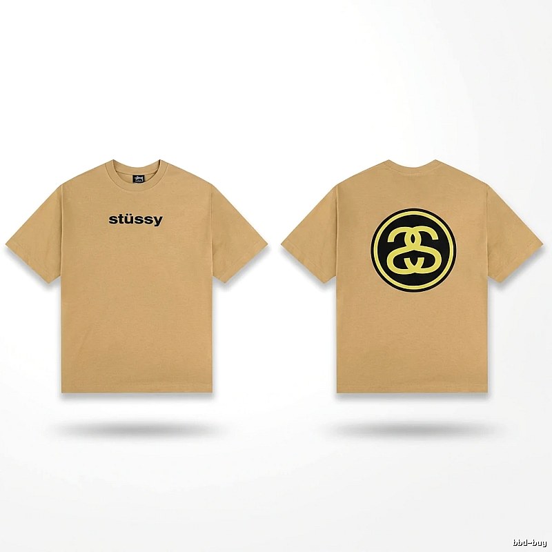 Stussy classic khaki short-sleeve