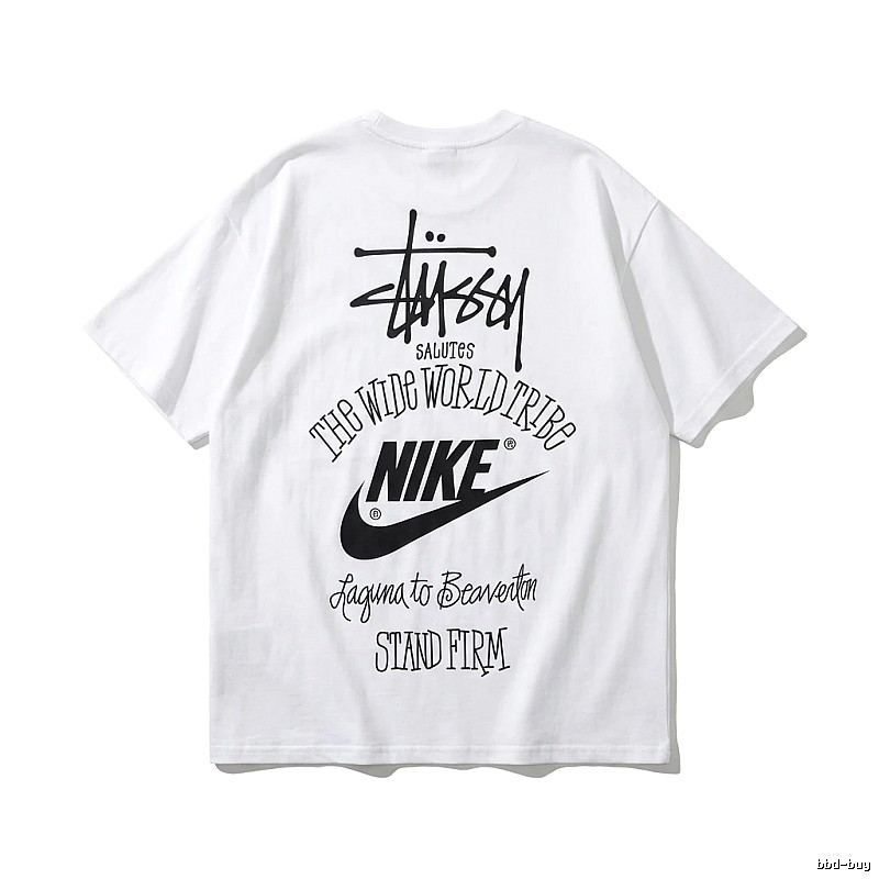 Stussy Co-branded Simple White T-shirt