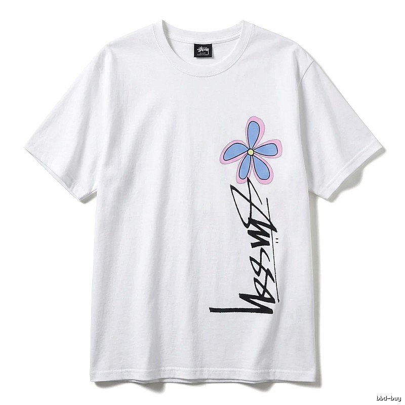 Stussy Floral Style White T-shirt