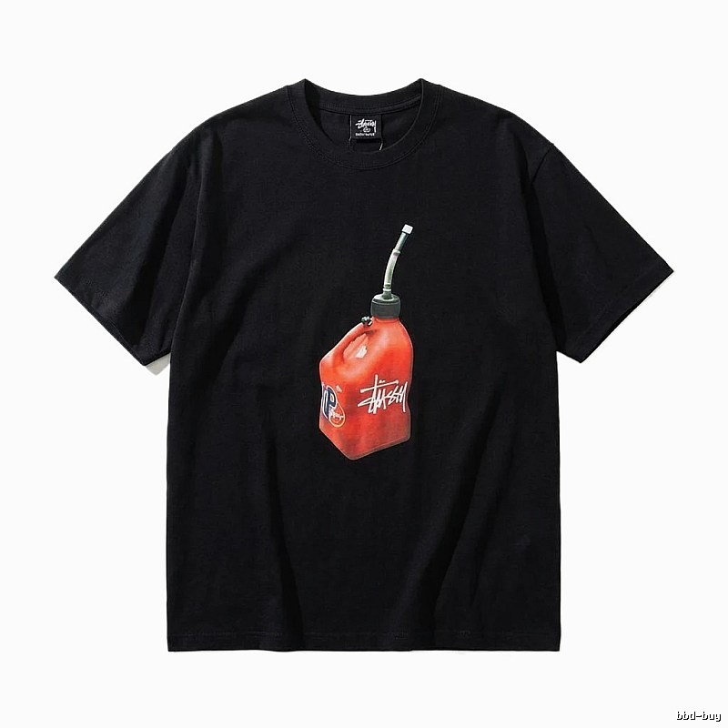 Stussy graffiti-style black T-shirt