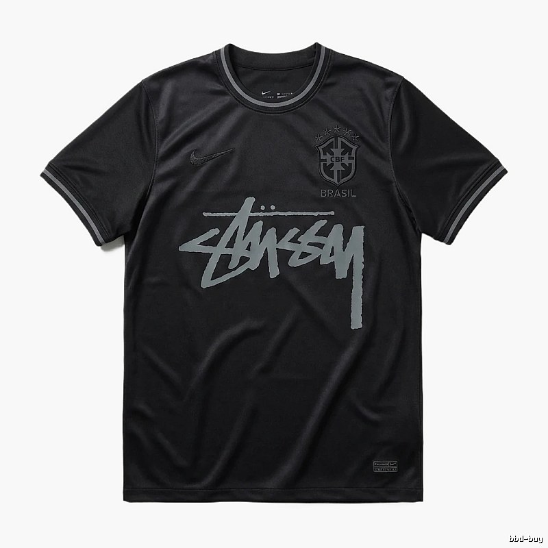 Stussy graffiti-style black T-shirt