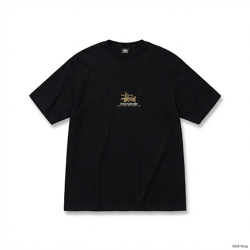 Stussy International Style Black T-shirt