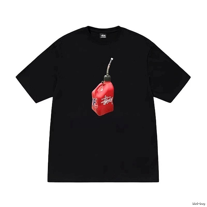 Stussy Monogram Graphic T-shirt Black White Stussy for Layered Styling