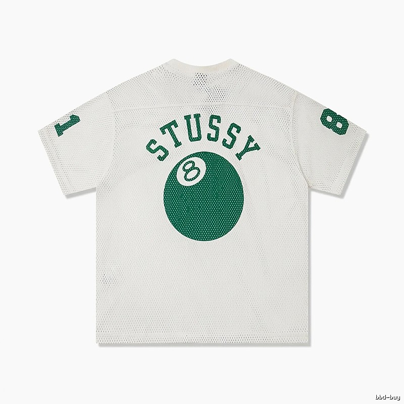 Stussy No.8 Ball White Trendy T-shirt