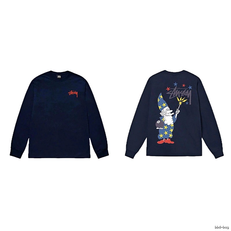 Stussy Wizard Series Dark Style Long-sleeve