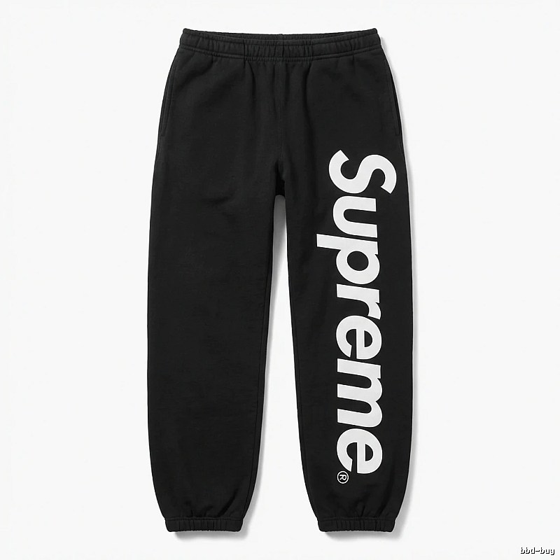 Supreme alphabet style black sweatpants