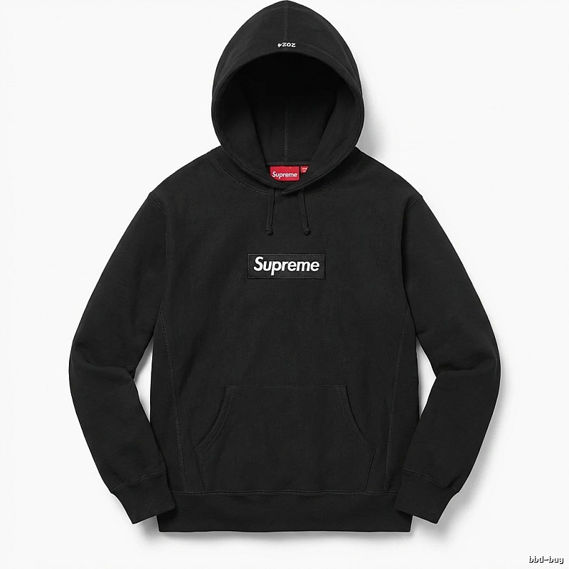 Supreme basic black hoodie