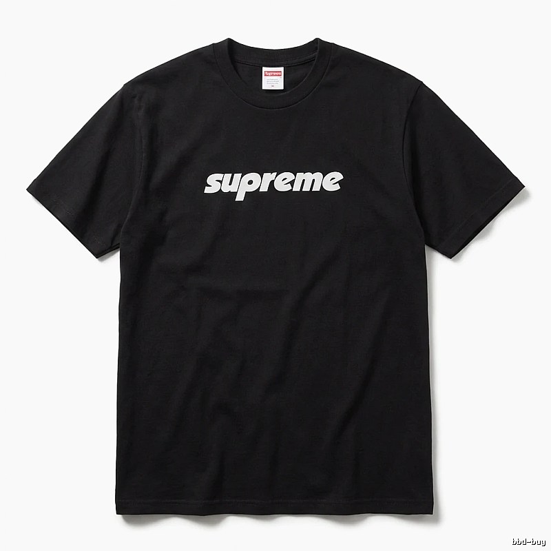 Supreme basic black T-shirt