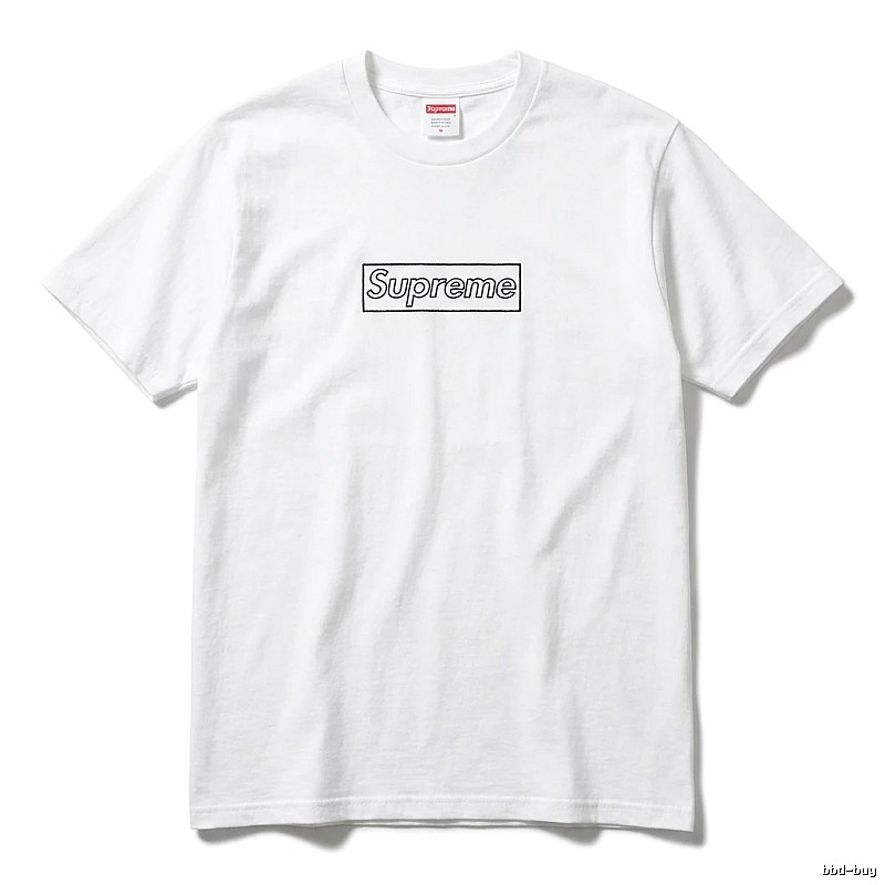 Supreme Basic Simple White T-shirt