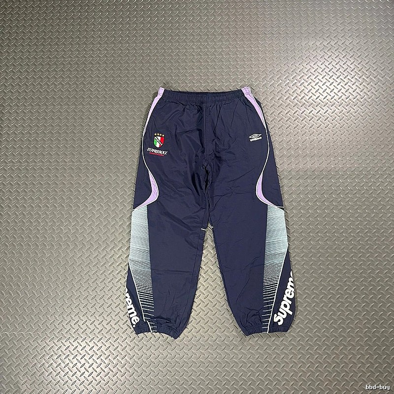 Supreme Navy Curved Panel Jogger Pants