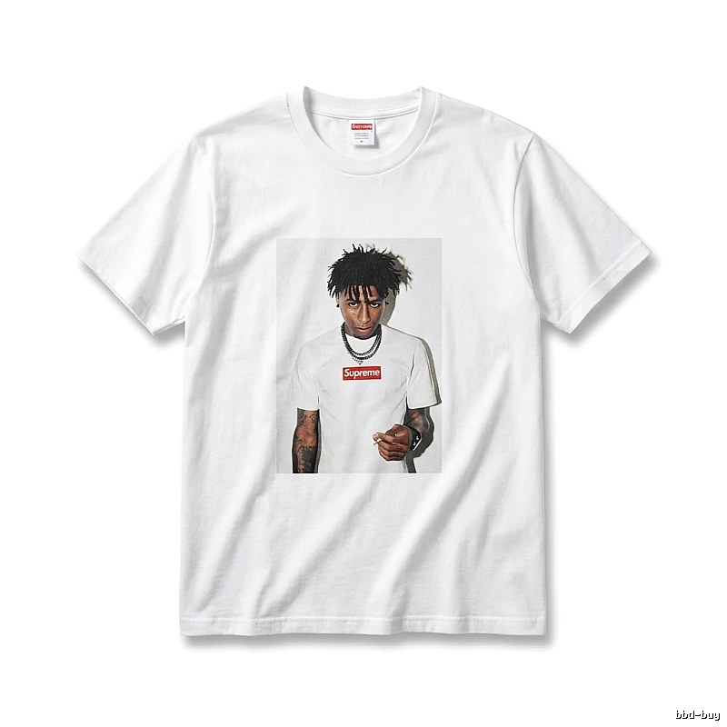 Supreme Portrait Print Style White T-shirt