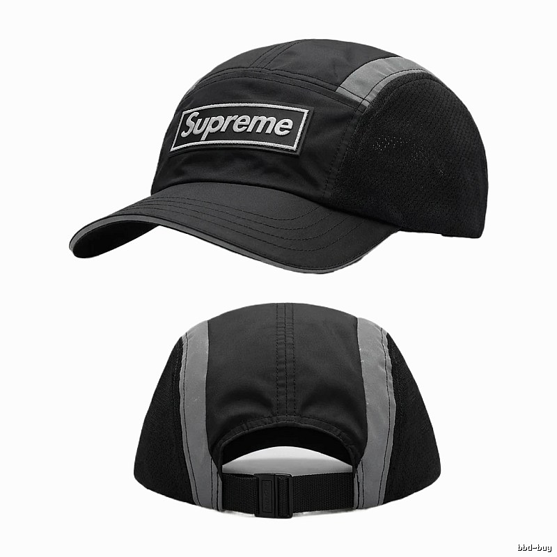 Supreme sporty black and grey hat