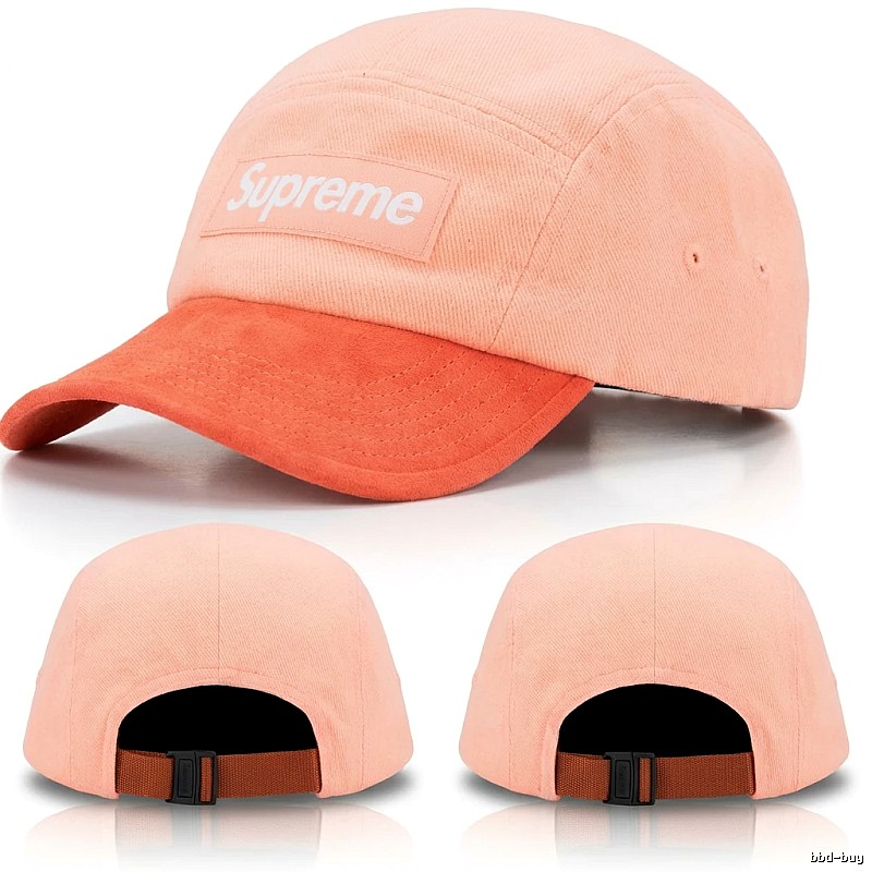 Supreme Stitching Trendy Brand Style Pink Hat