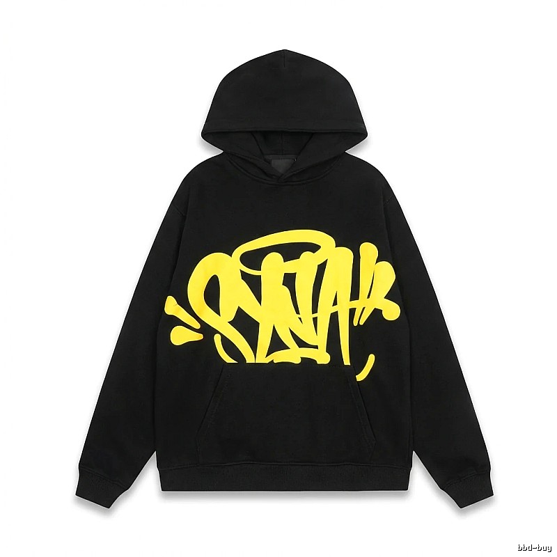 SynaWorld Graffiti Style Black Hoodie