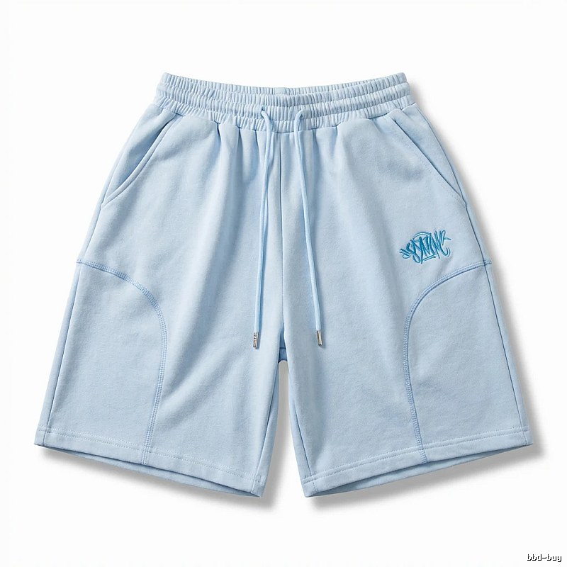 SynaWorld trendy brand light blue casual shorts