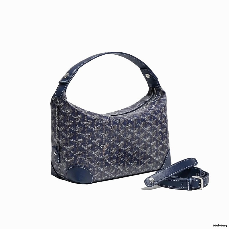 The classic retro - style grey bag of GOYARD.