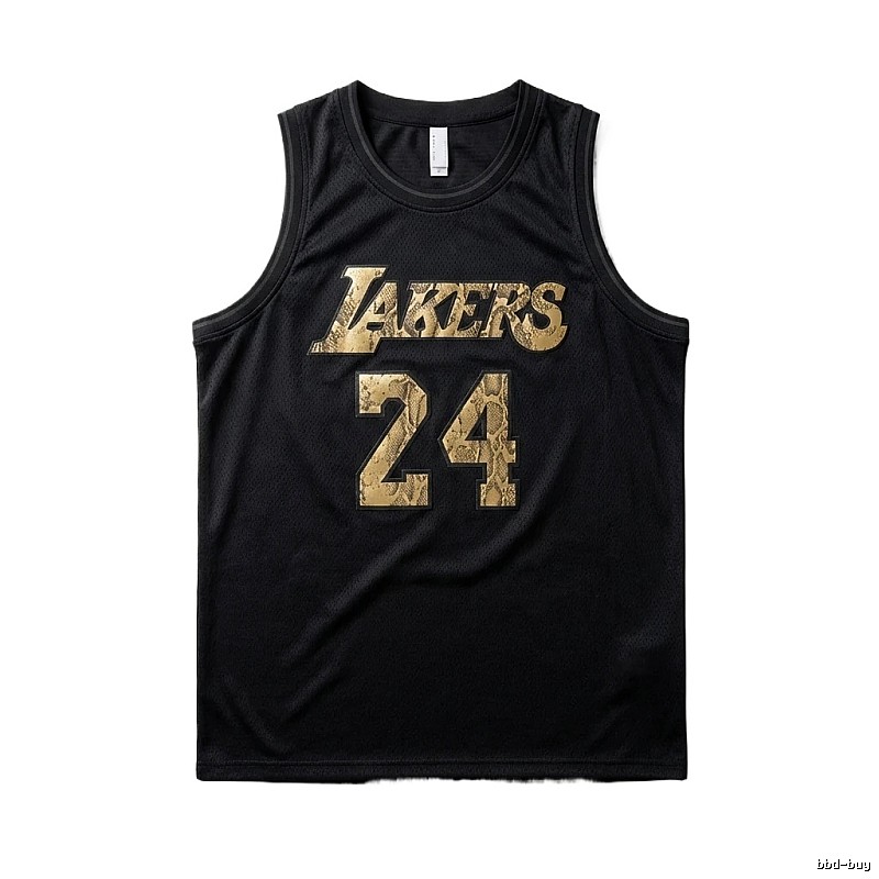 The No. 24 black vest of the Los Angeles Lakers