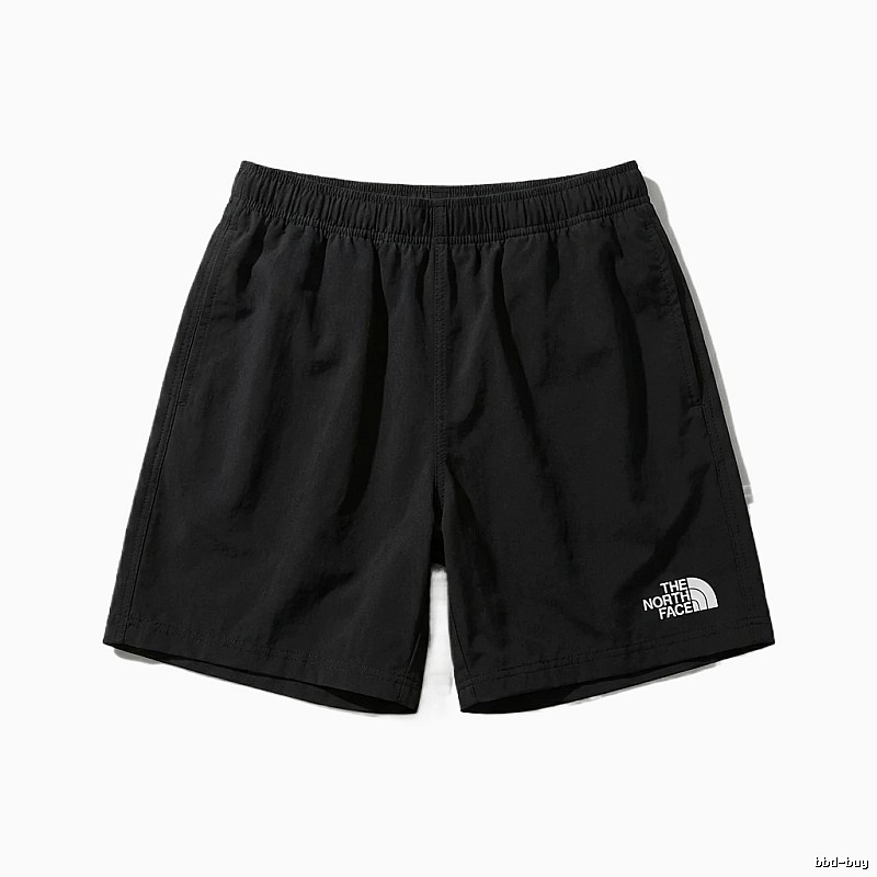 The North Face minimalist style black shorts