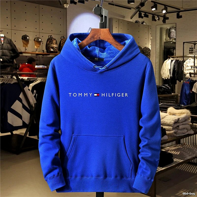 Tommy Hilfiger Royal Blue Logo Hoodie Gift Ready