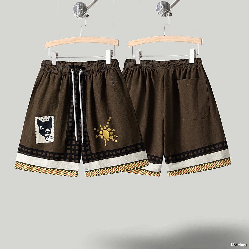 Travis Scott Cactus Jack American Retro Brown Shorts