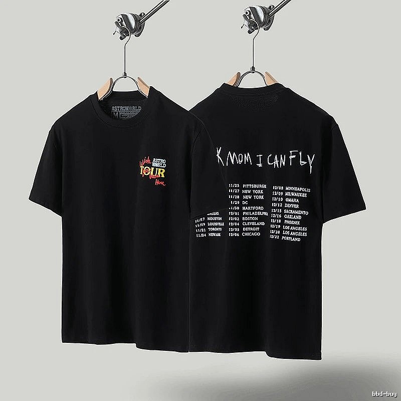 Travis Scott Tour Street Style Black T-Shirt