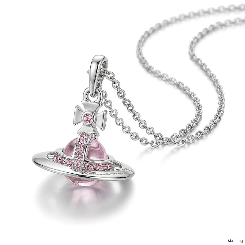Vivienne Westwood Saturn series silver necklace