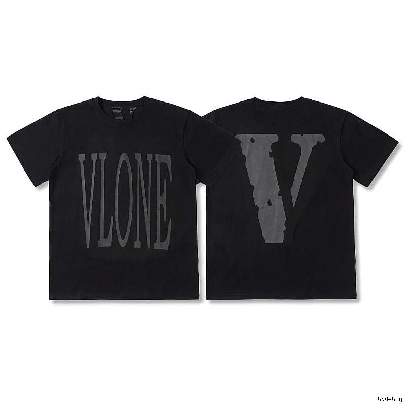 Vlone minimalist style black T-shirt