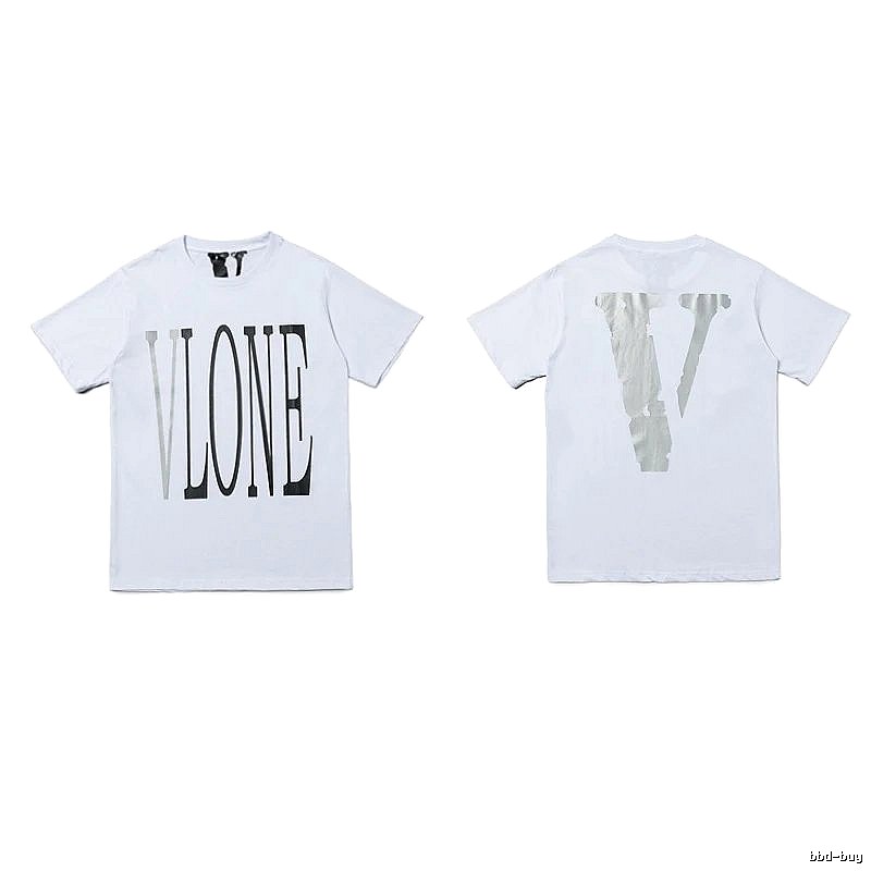 Vlone Patterned Logo T-shirt Black Purple Vlone with Signature Styling