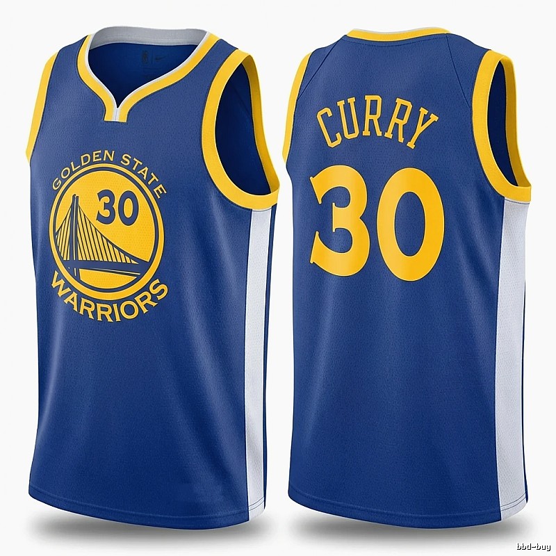Warriors' Curry series blue jerseys