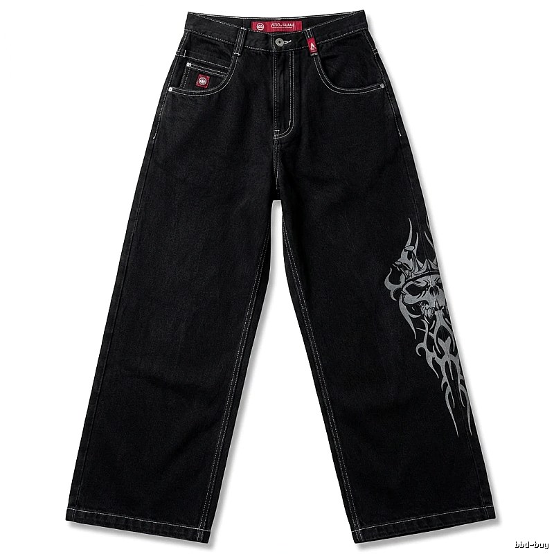 Y2K style black jeans