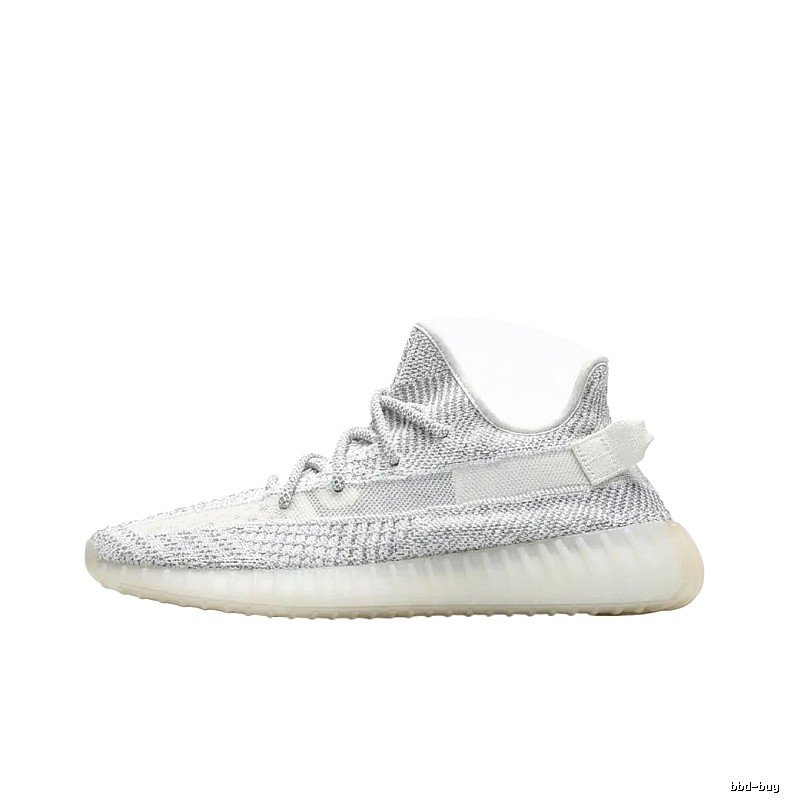 Yeezy 350 minimalist style white shoes